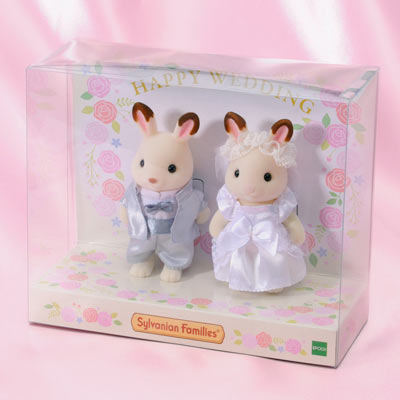森林家族結婚公仔(銀)