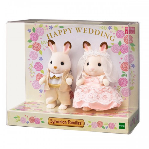 森林家族結婚公仔(金)
